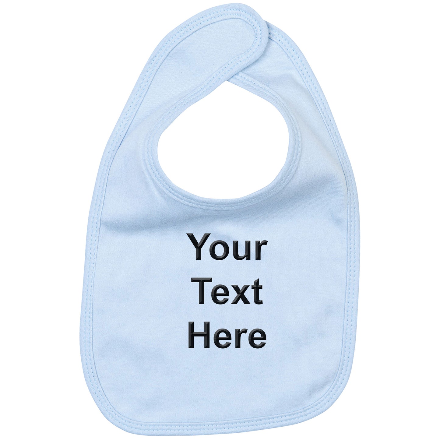 Personalised Baby Bib Custom Text