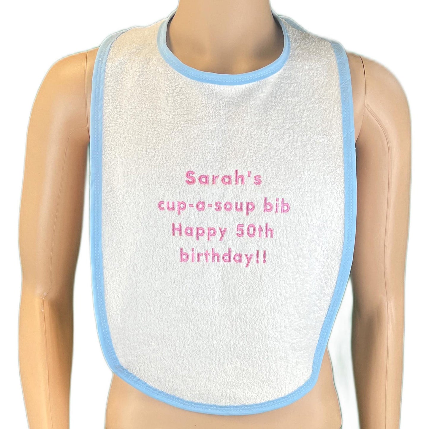 Personalised Adult Text Bib