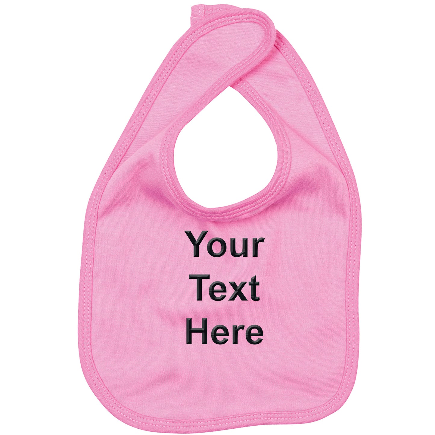 Personalised Baby Bib Custom Text