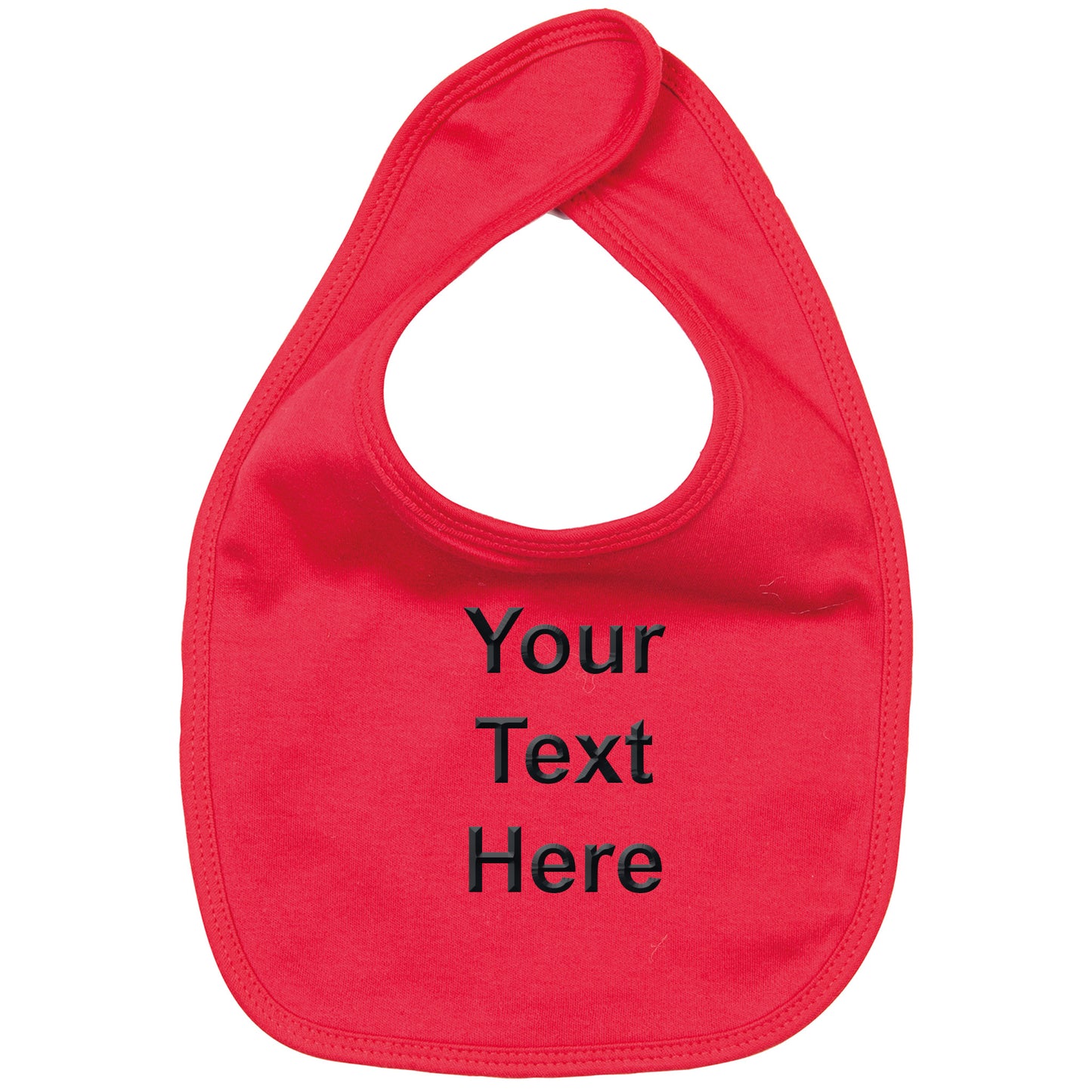 Personalised Baby Bib Custom Text