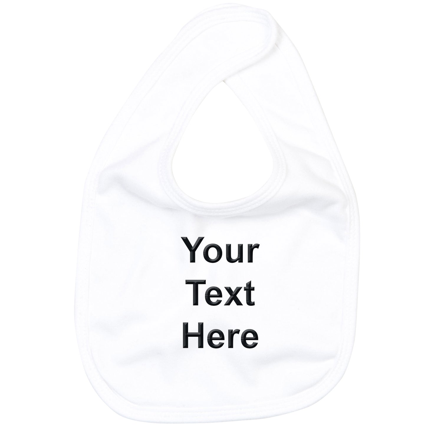 Personalised Baby Bib Custom Text